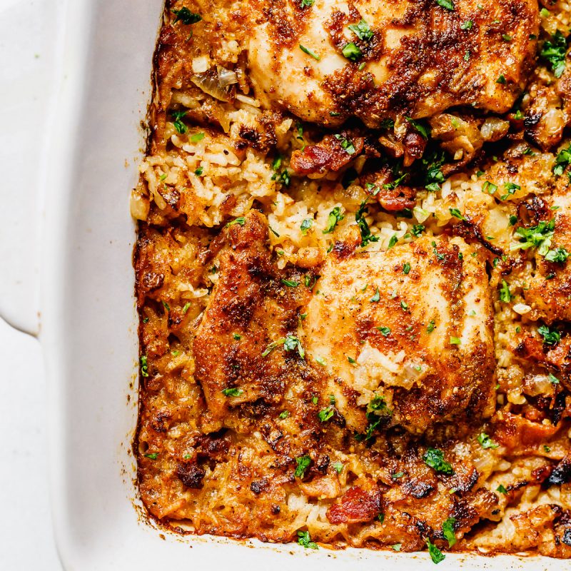 Easy-Chicken-Thighs-and-Rice-Casserole-Recipe-3